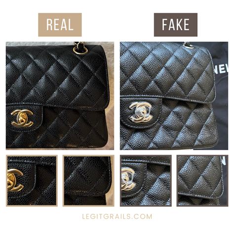 chanel classic flap bag caviar fake